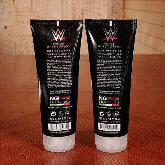 Lot of 2! WWE Extra Hold Protein Hair Styling Gel Seth Rollins Kevin Owens Amore - Picture 3 of 5